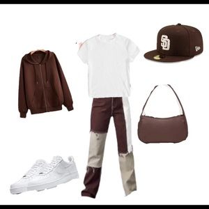 Too big for me, ONLY COMES WITH THE PANTS